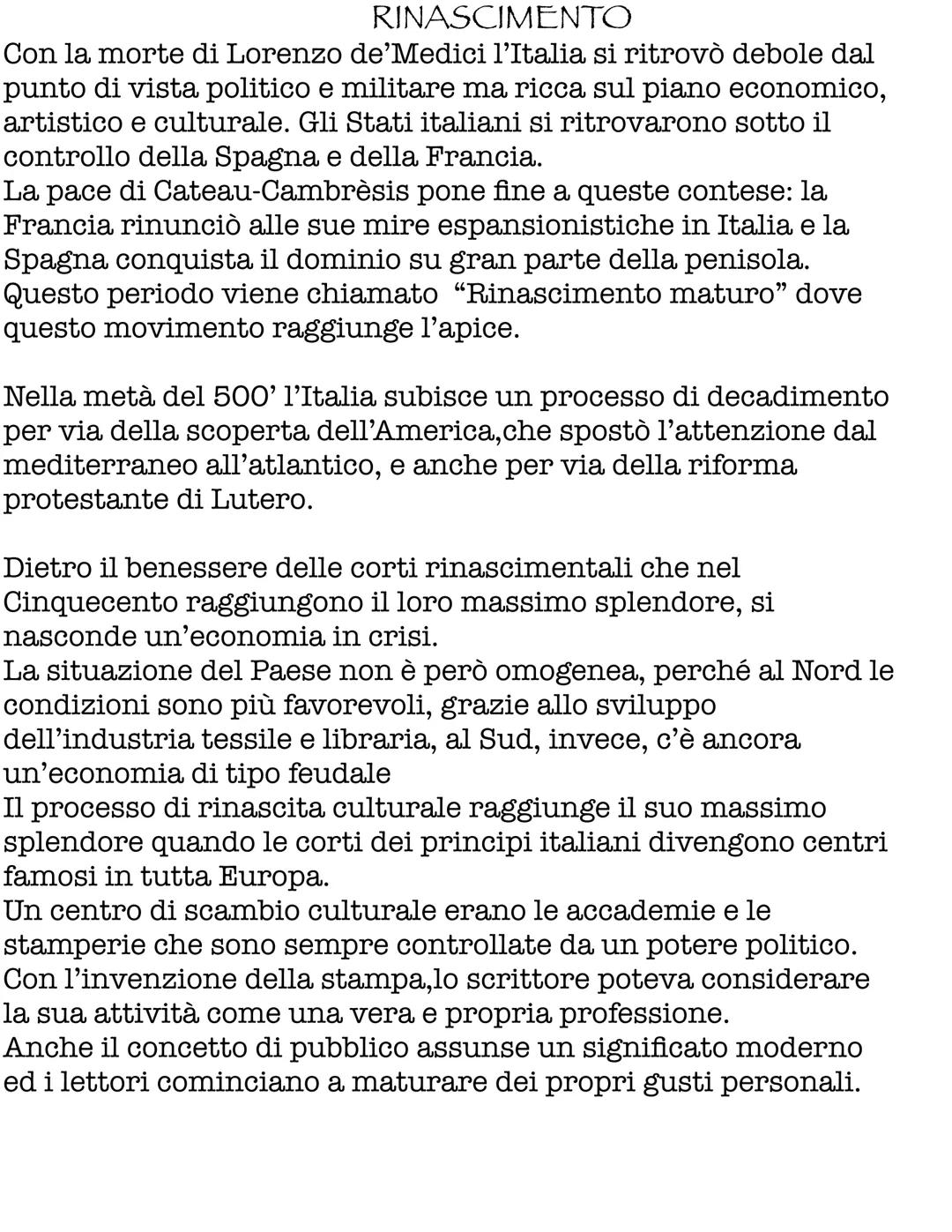 Nel Quattrocento in Italia sono nate le SIGNORTE cioè una forma di
governo caratterizzata dall'accentramento del potere nelle mani di un
SIG