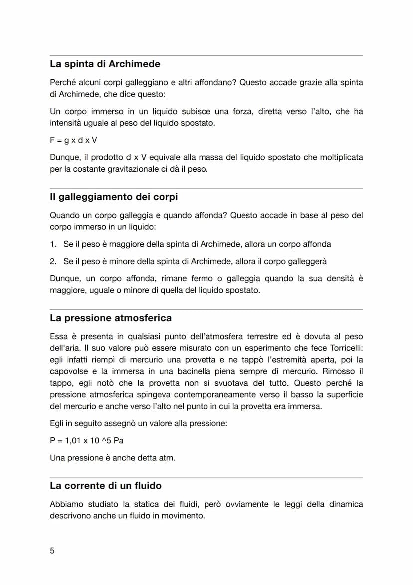 I FLUIDI
Nozioni storiche
Agli inizi del seicento vi era un grosso problema riguardante la distribuzione delle
risorse idriche nelle città e