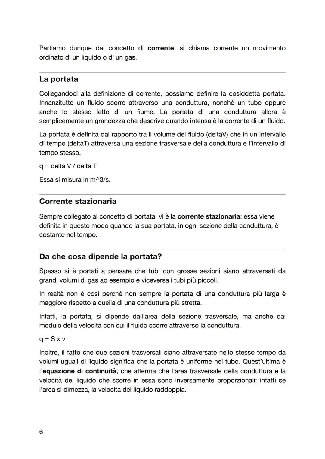 Dinamica e Statica dei Fluidi per Ragazzi - PDF, Formule e Spiegazioni Semplici
