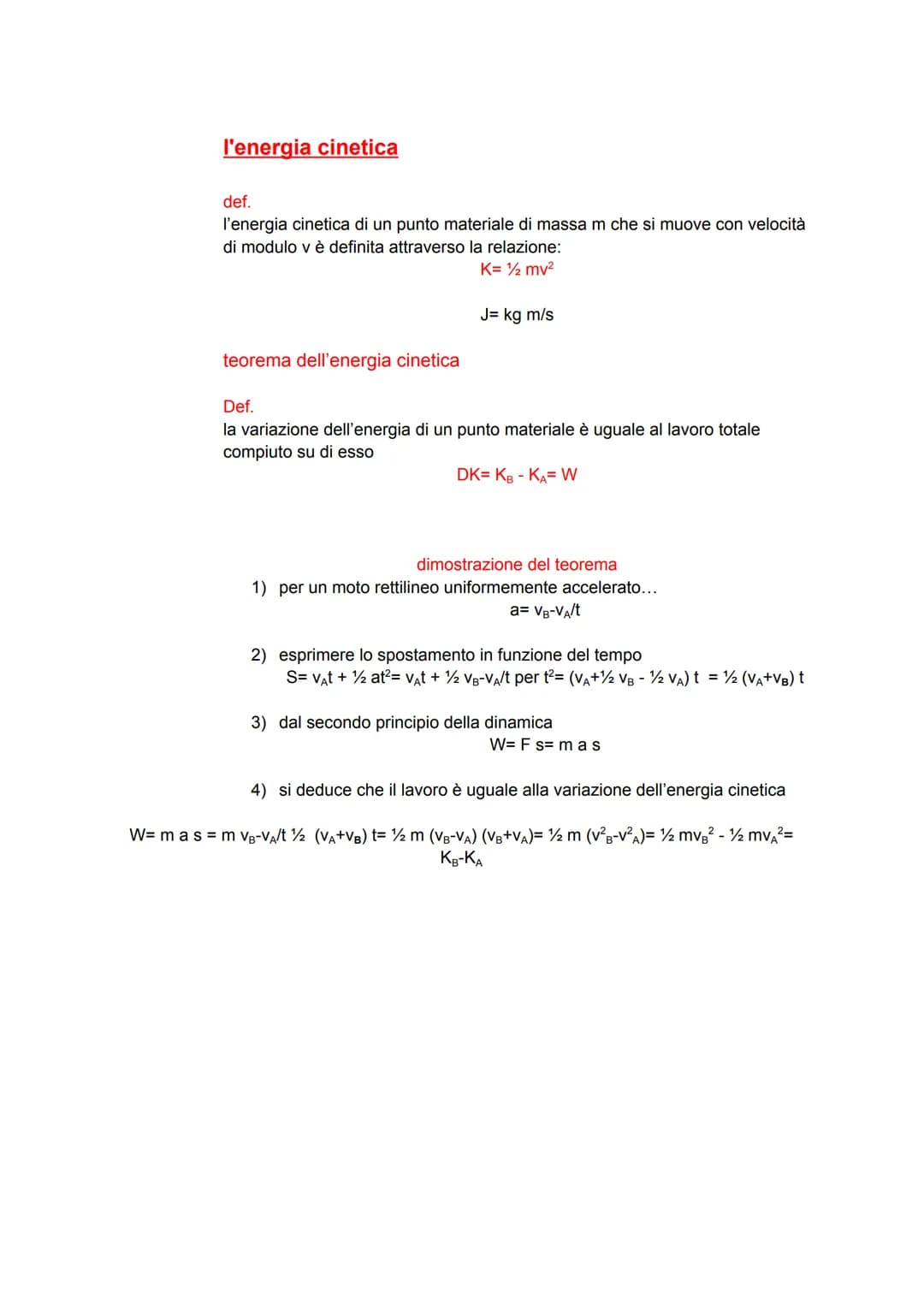 
<p>Il lavoro W di una forza costante F durante uno spostamento s è il prodotto tra il modulo della forza, il modulo dello spostamento e il 