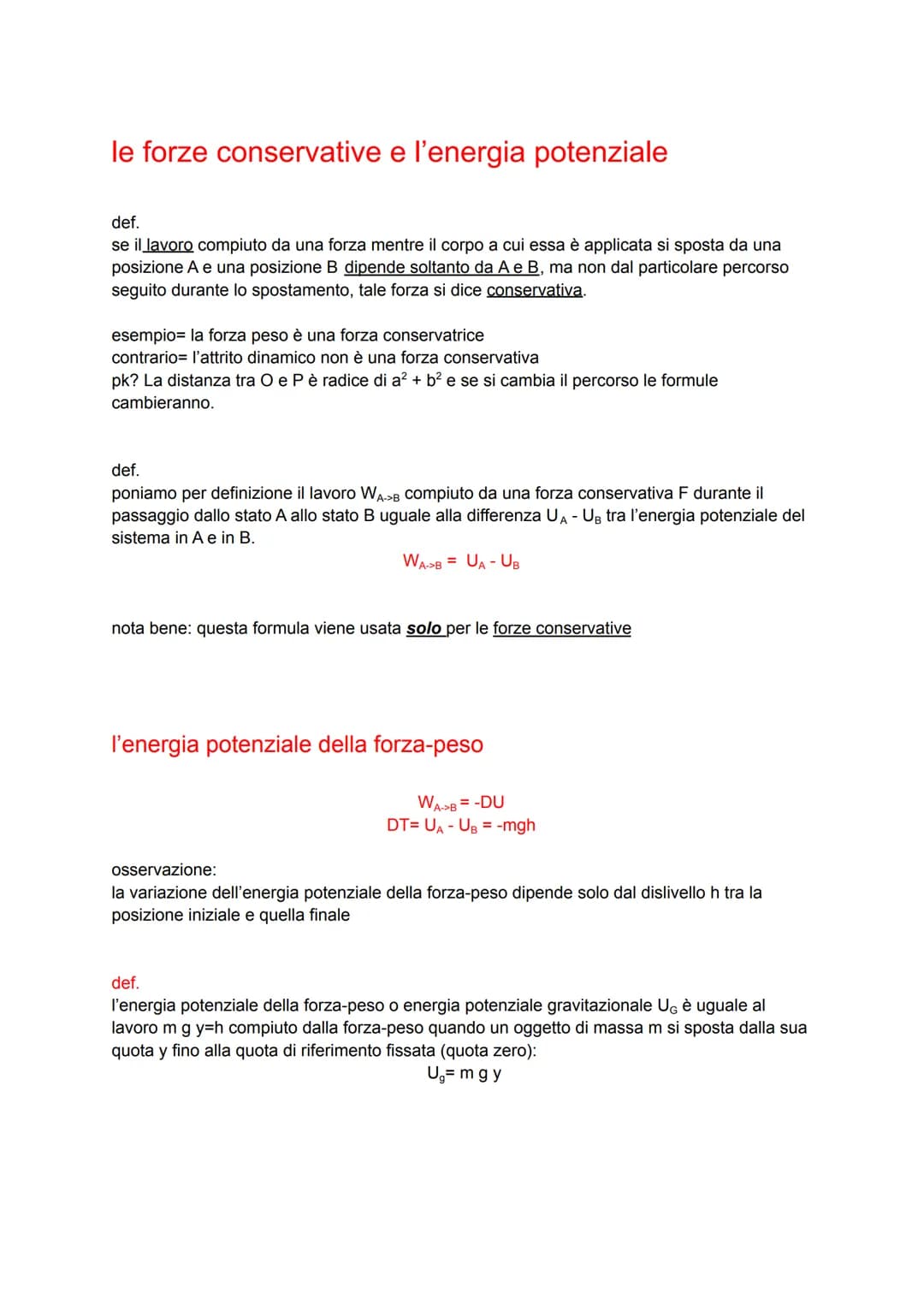 
<p>Il lavoro W di una forza costante F durante uno spostamento s è il prodotto tra il modulo della forza, il modulo dello spostamento e il 