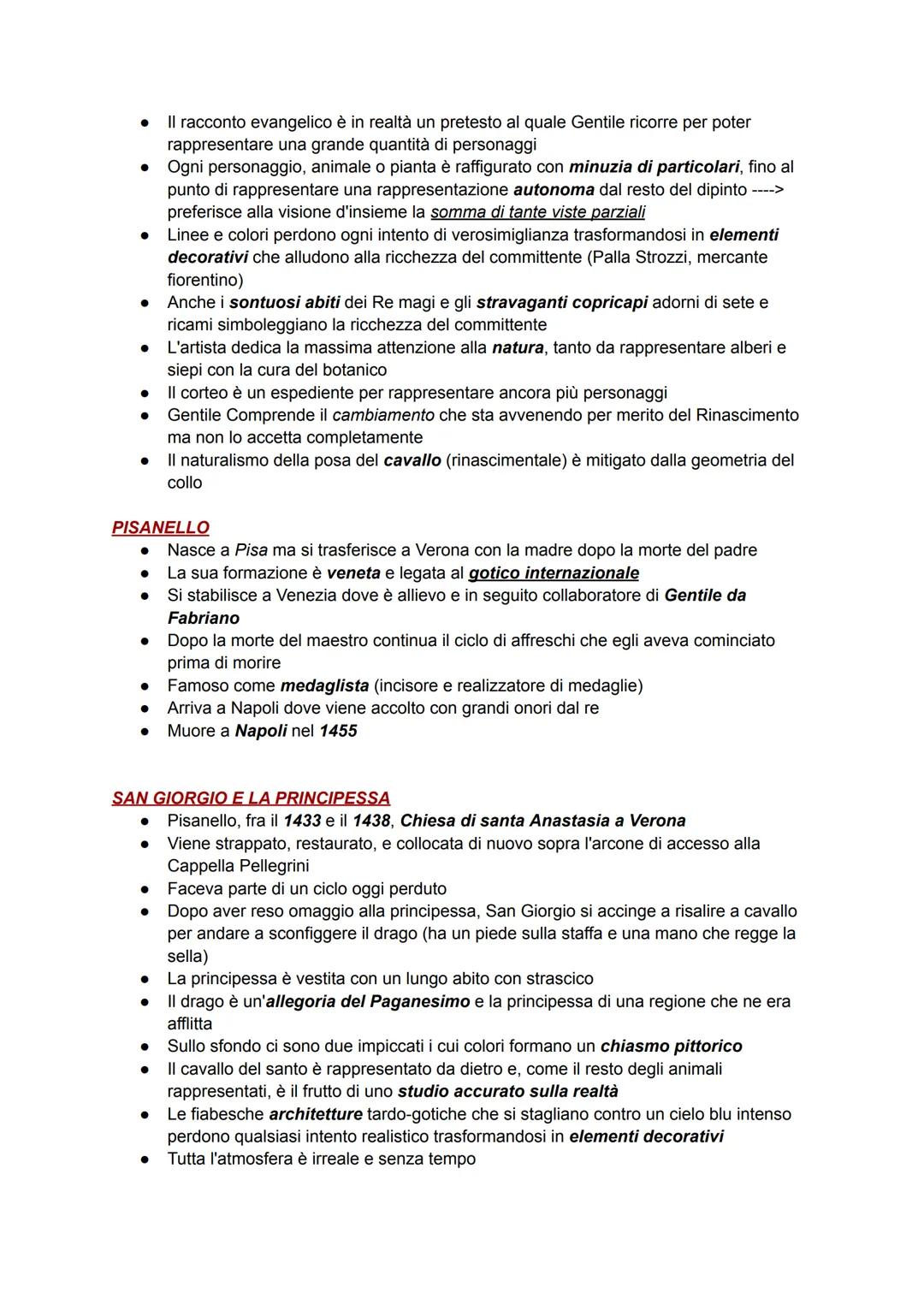 IL GOTICO INTERNAZIONALE
L'aggettivo internazionale allude al fatto che non deriva da un'unica esperienza
artistica, ma dalla somma di più e