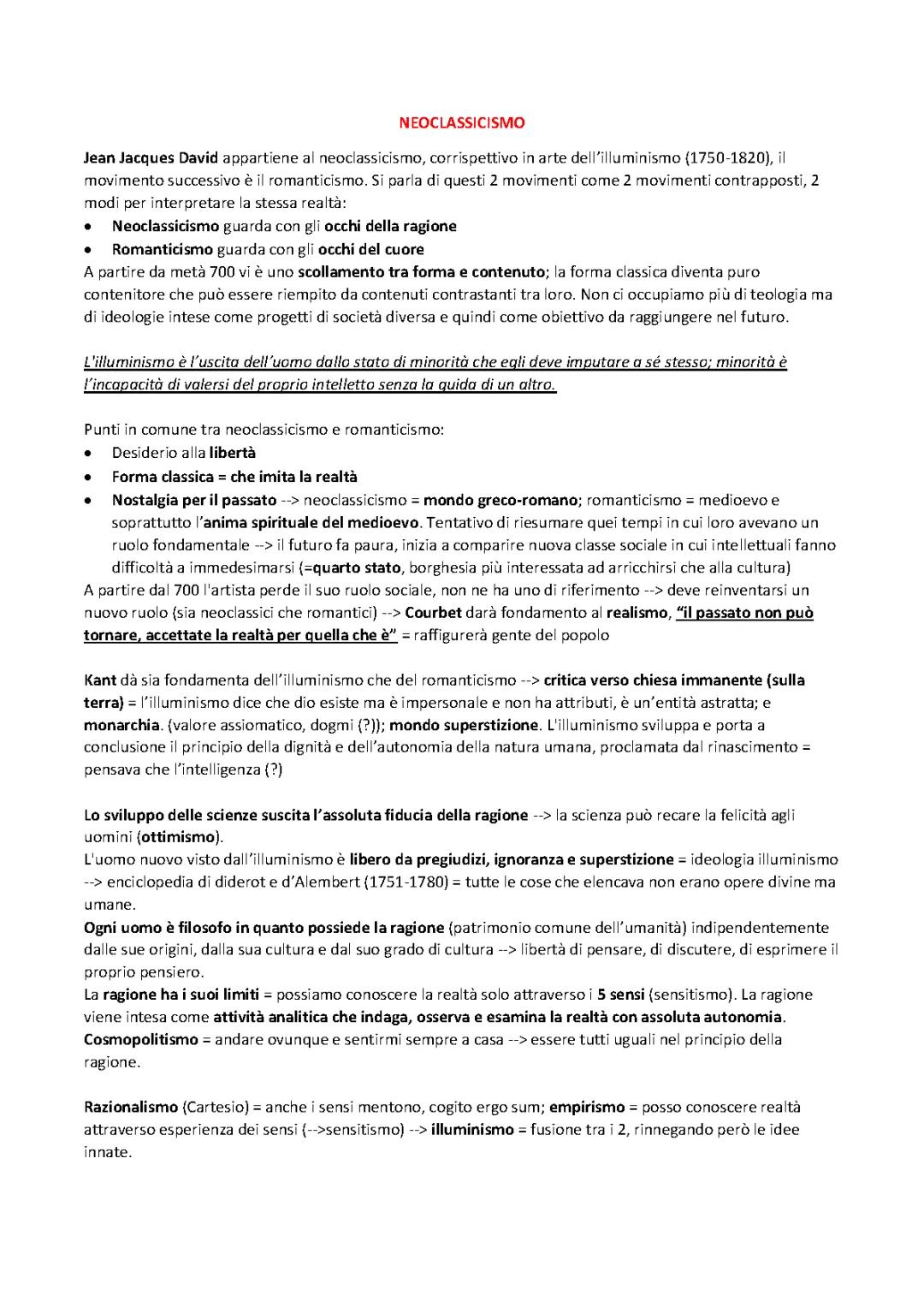 Neoclassicismo nell'Arte: Goya, David, Ingres, Canova e Architettura (con Immagini)