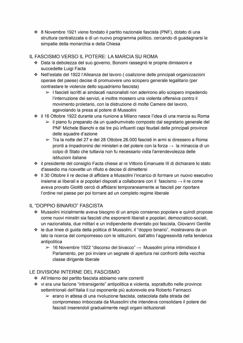 L'ASCESA DEL FASCISMO
LA DELUSIONE DOPO LA PACE DI PARIGI
Nel 1918 l'Italia, dopo la firma dell'armistizio con gli austriaci, prese parte al