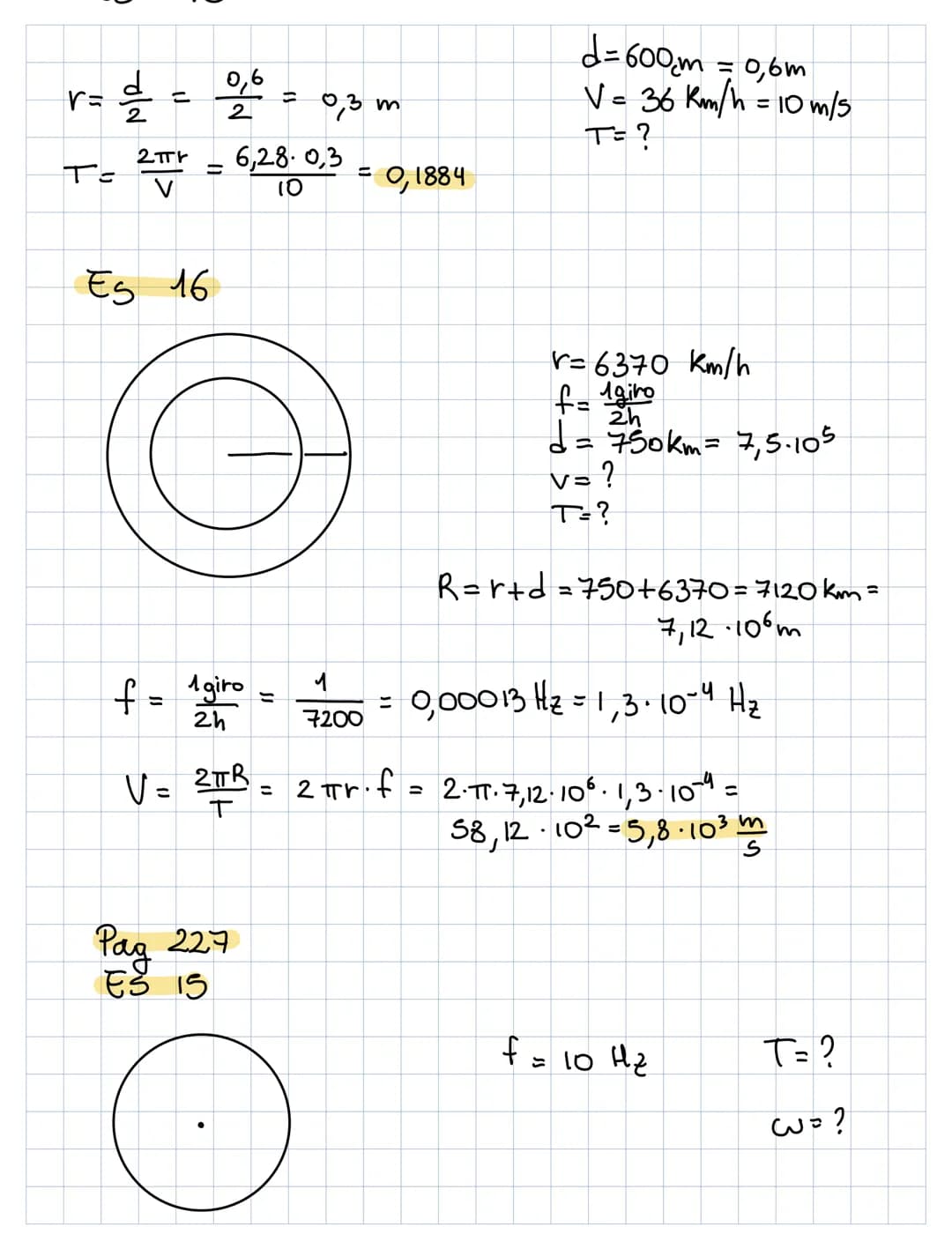 V
V
K
inverso
di T
D
T = periodo del moto circolare [s]
MOTO CIRCOLARE UNIFORME
f = frequenza [Hz]
[erz]
ac=
accellerazione
centripeda
numer