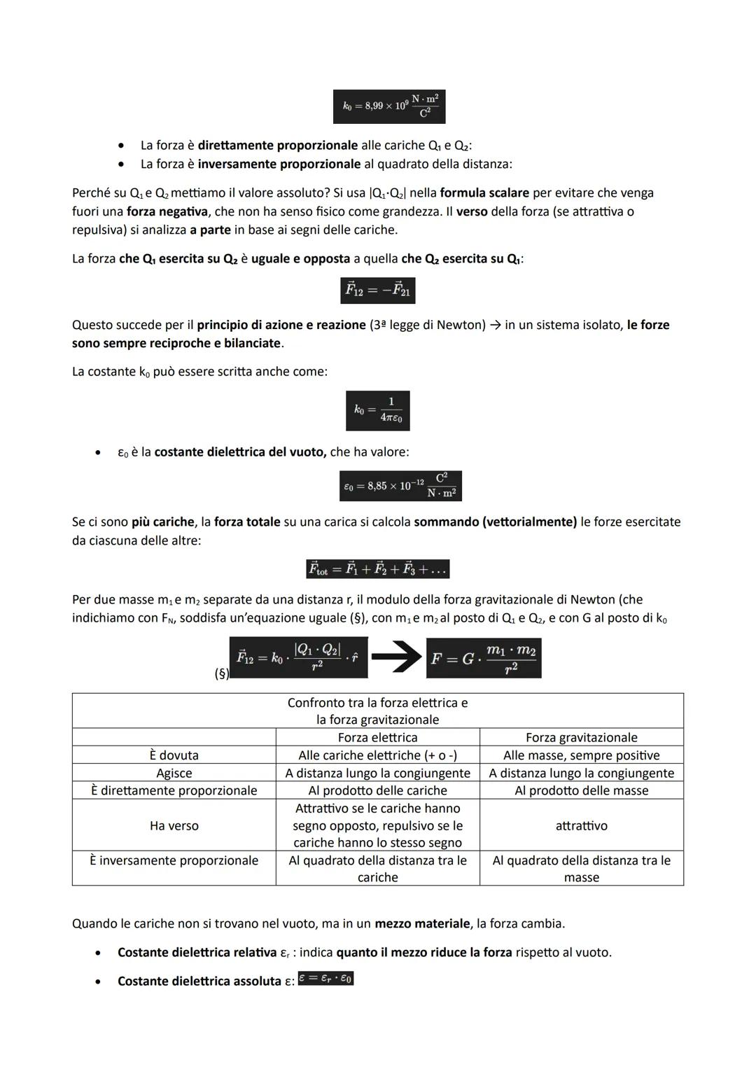 La carica elettrica e la legge di Coulomb
Se strofiniamo un palloncino di gomma con un panno di lana, esso diventa capace di attirare corian