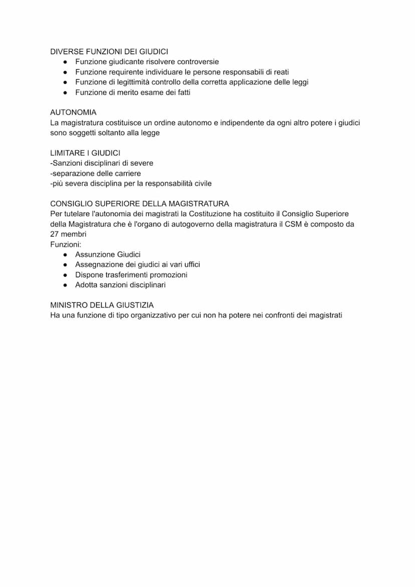 MAGISTRATURA
complesso degli organi che esercitano le funzioni giurisdizionali, formata da magistrati e
giudici il cui ruolo e di accertare 
