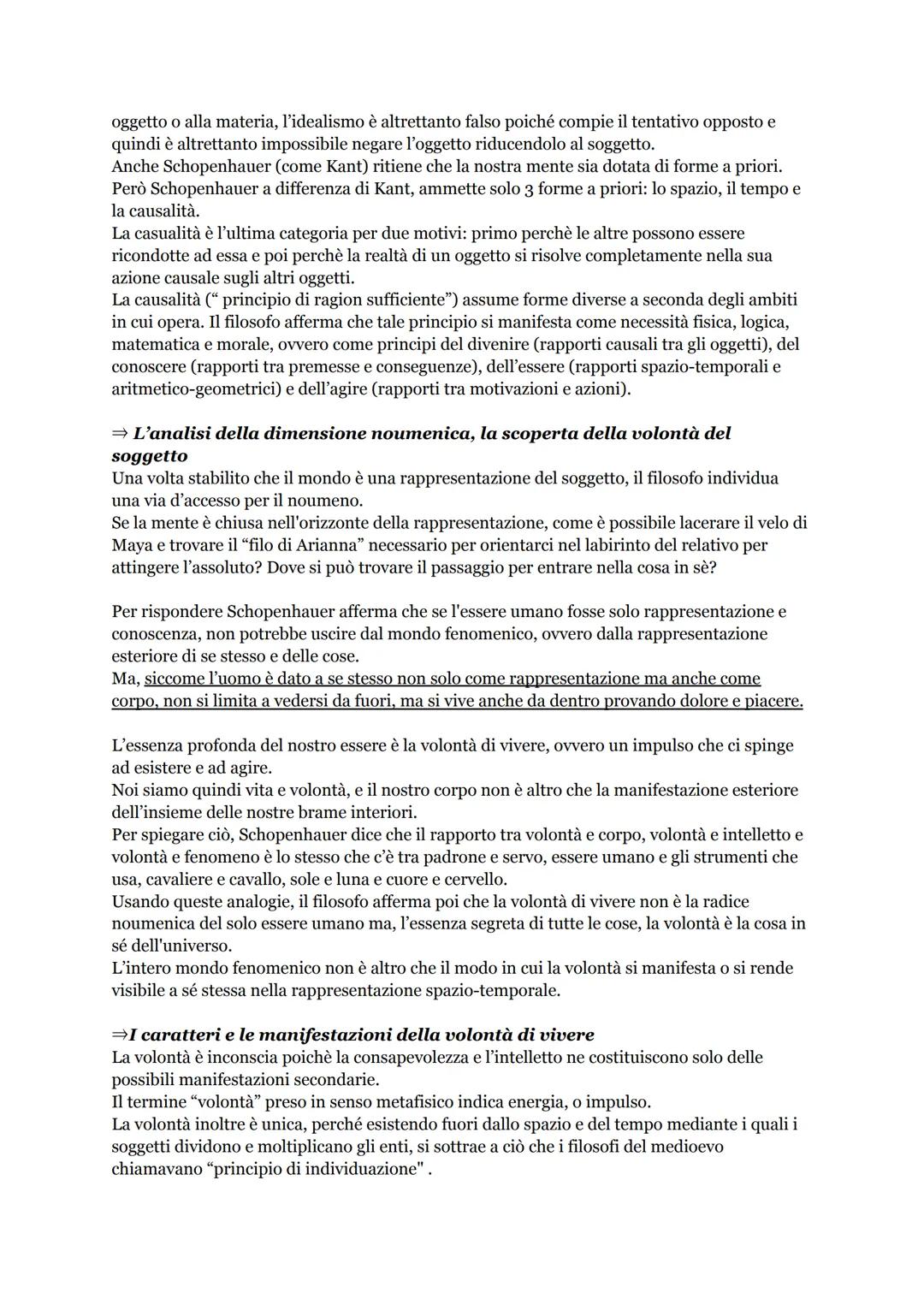 ARTHUR SCHOPENHAUER
Il bisogno dell'investigazione filosofica nasce dall'angoscia e di fronte al dolore e
l'insensatezza del mondo.
Schopenh