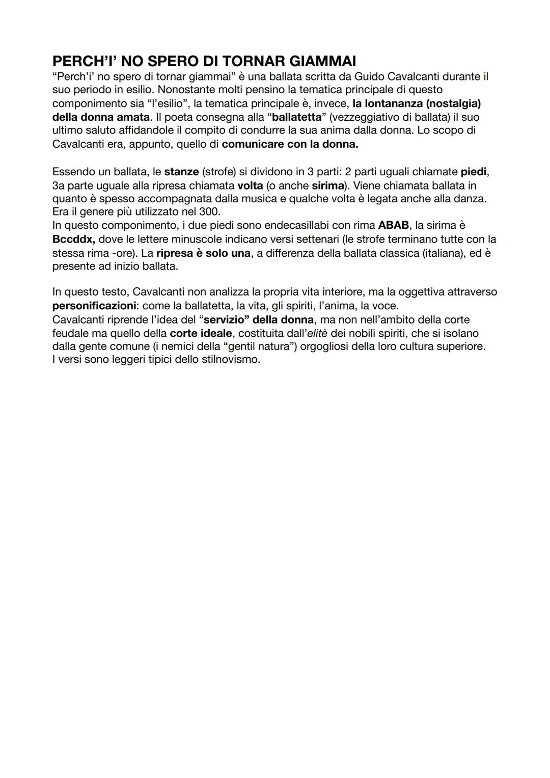 VOI CHE PER LI OCCHI MI PASSASTE 'L CORE
Sonetto di 14 versi endecasillabi, rime con schema: ABAB ABAB CDE CDE.
La bufera che si scatena nel