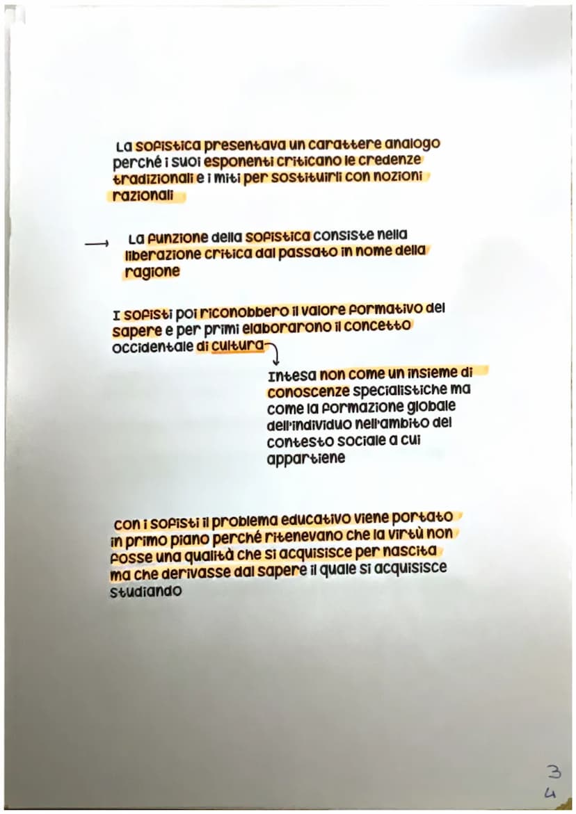 I Sofisti:
Nella Grecia arcaica il termine "sopista" era sinonimo di saggio
e alludeva ad un uomo esperto
con questo nome si indicavano ad e