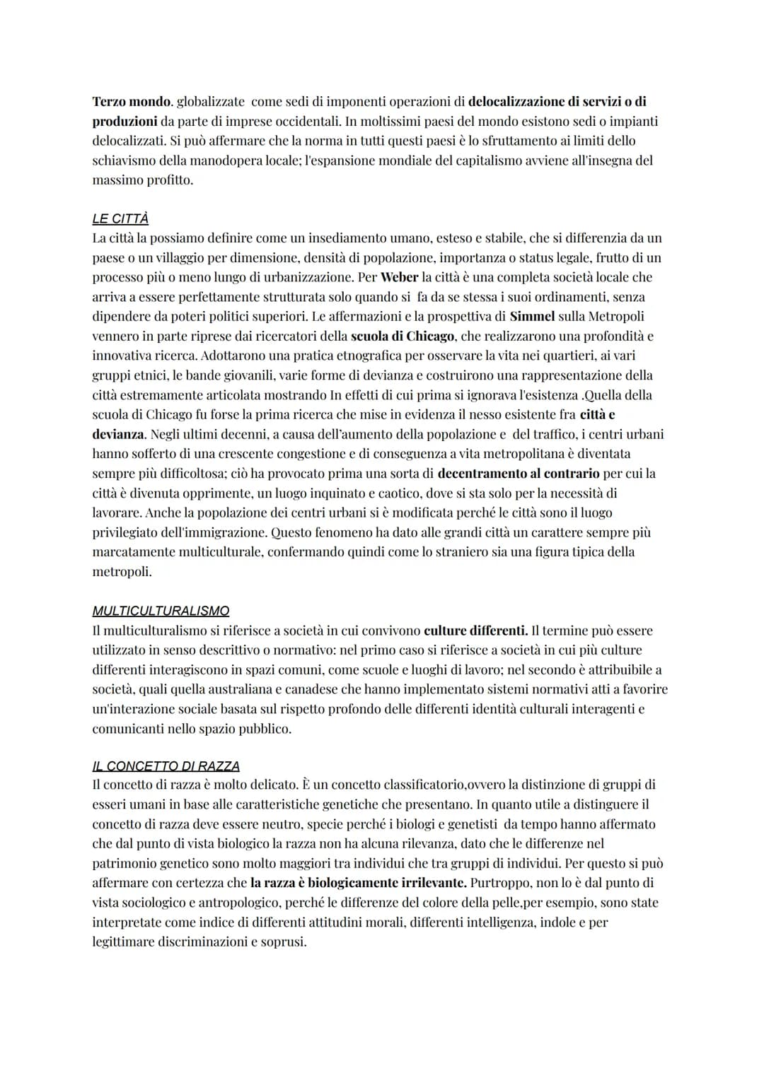 LA GLOBALIZZAZIONE
Con il termine globalizzazione si indica il fenomeno di crescita progressiva delle relazioni e degli
scambi di diverso ti