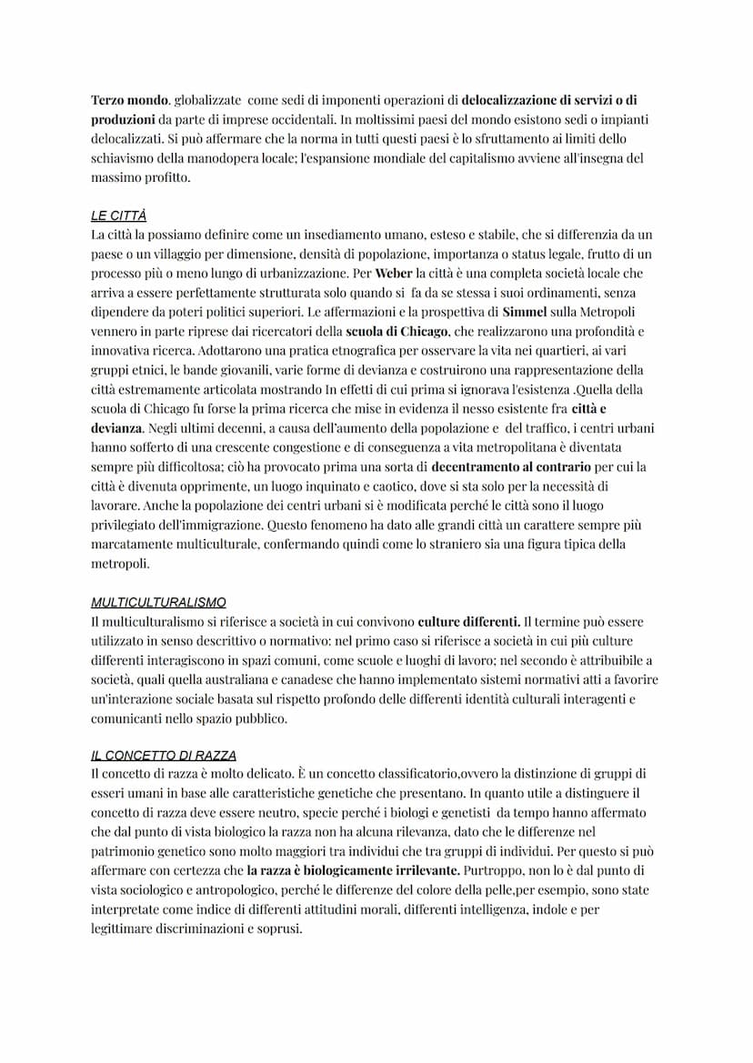 LA GLOBALIZZAZIONE
Con il termine globalizzazione si indica il fenomeno di crescita progressiva delle relazioni e degli
scambi di diverso ti