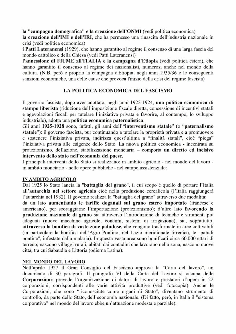 IL FASCISMO (2019/20)
Gli storici sono soliti articolare l'epoca del "Fascismo" in 4 periodi:
• il periodo "del consolidamento del fascismo 