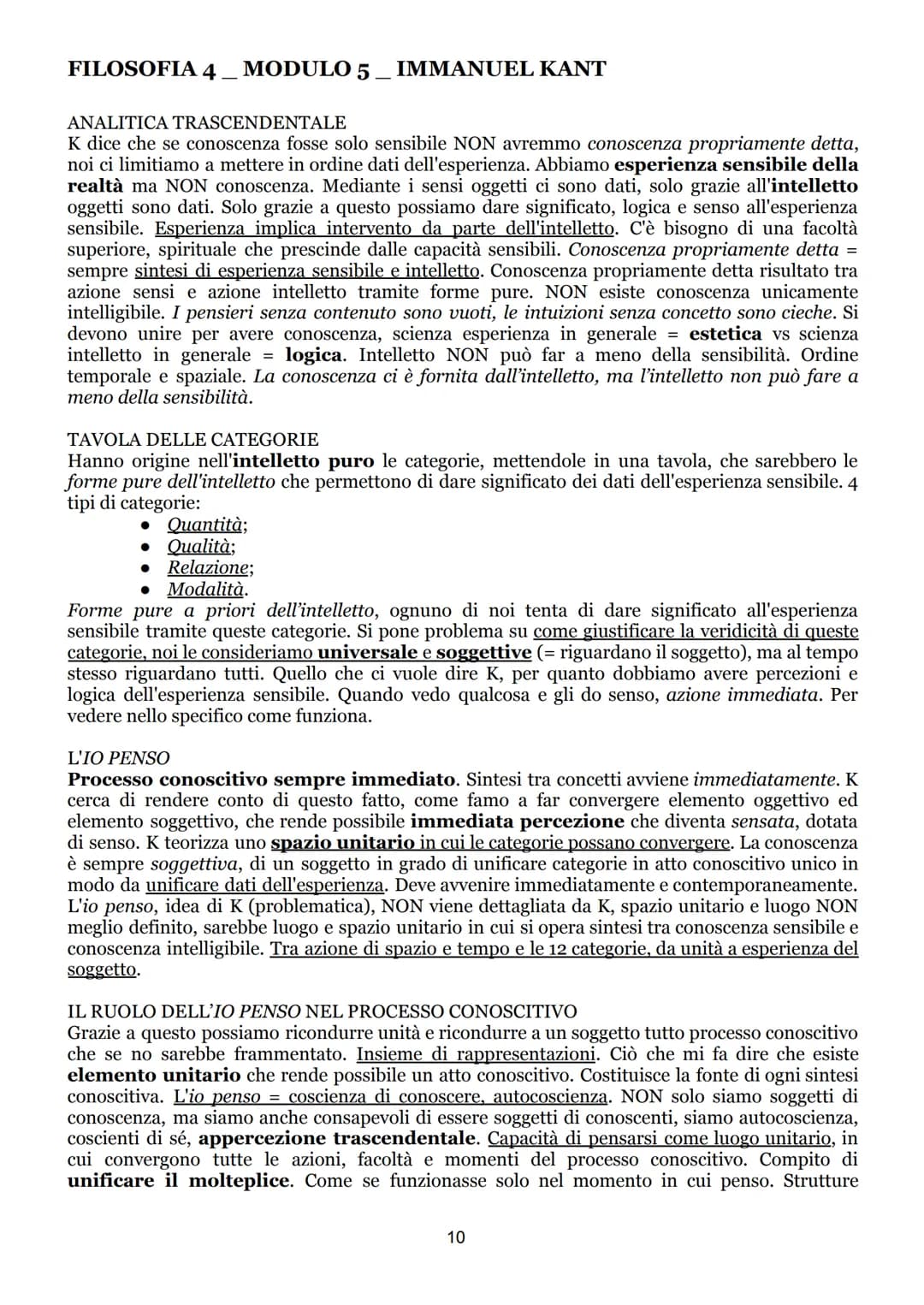 FILOSOFIA 4 MODULO 5. IMMANUEL KANT
IMMANUEL KANT
INTRODUZIONE ALLA FIGURA DI IMMANUEL KANT
Figura dell'illuminismo europeo. Recepisce istan