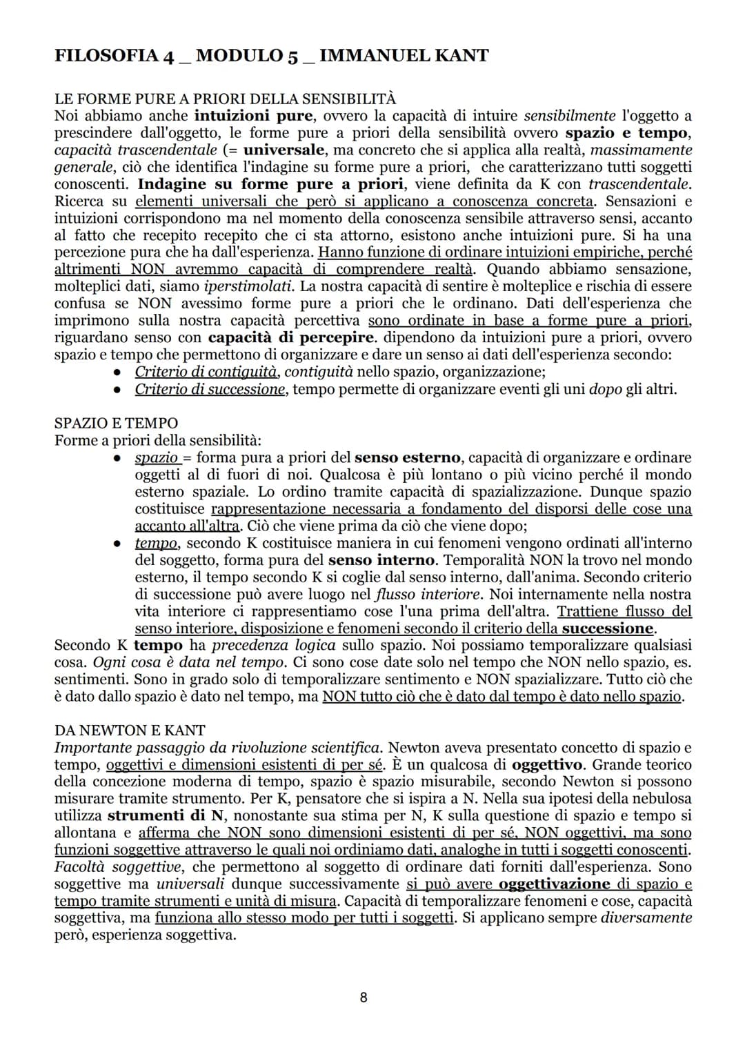 FILOSOFIA 4 MODULO 5. IMMANUEL KANT
IMMANUEL KANT
INTRODUZIONE ALLA FIGURA DI IMMANUEL KANT
Figura dell'illuminismo europeo. Recepisce istan