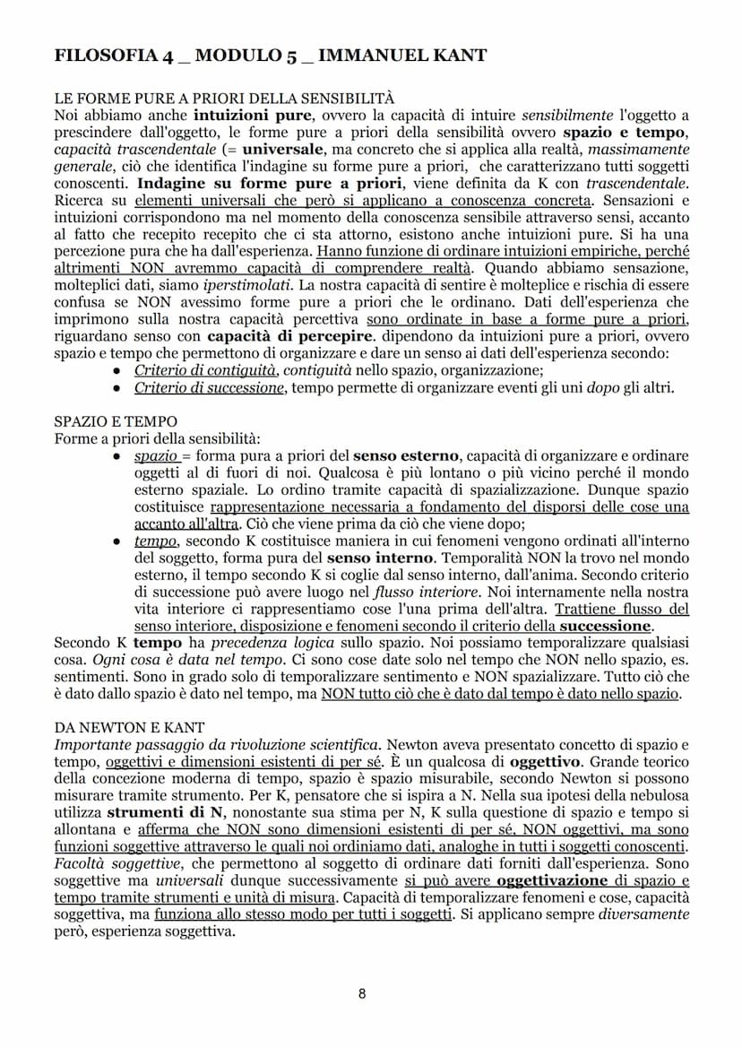 FILOSOFIA 4 MODULO 5. IMMANUEL KANT
IMMANUEL KANT
INTRODUZIONE ALLA FIGURA DI IMMANUEL KANT
Figura dell'illuminismo europeo. Recepisce istan