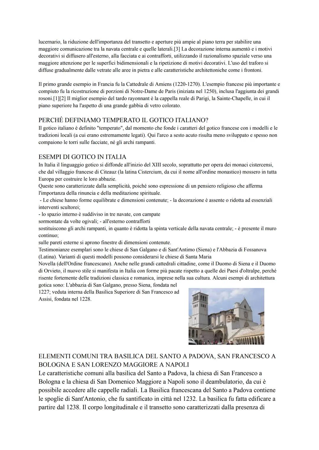 ARTE GOTICA
DEFINIZIONE TERMINE GOTICO
La parola gotico è di origine rinascimentale e significa letteralmente barbaro. Con questo termine si