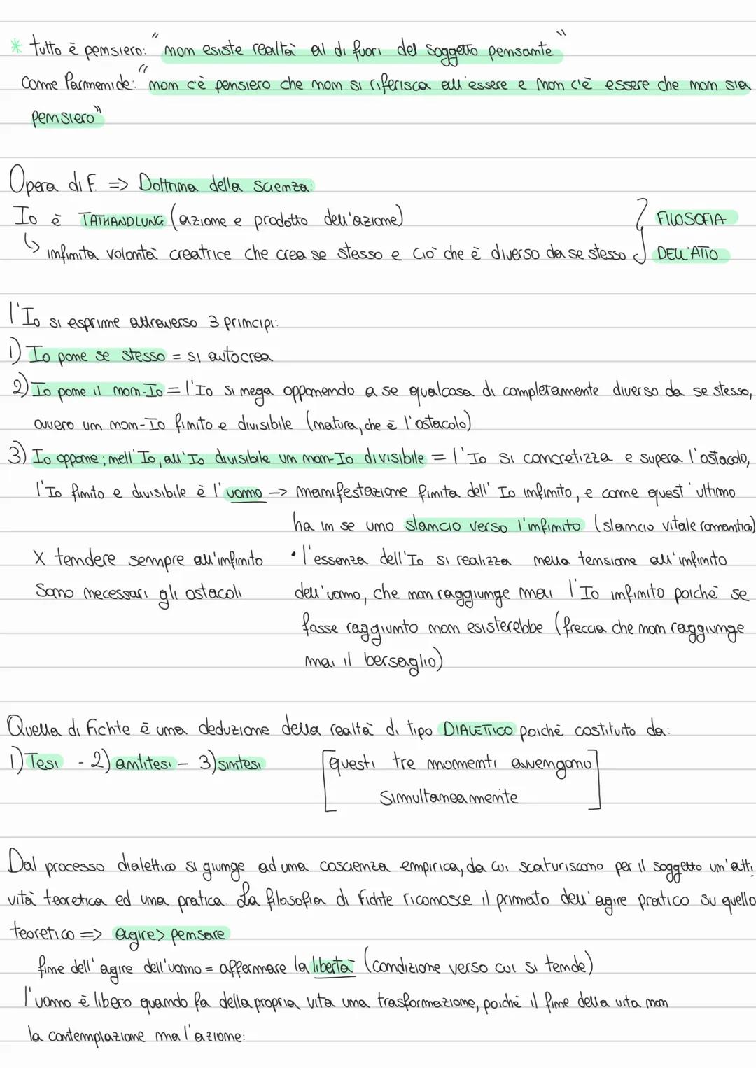 Johann Fichte
padre dell'idealismo e teorico del mazionalismo tedesco
masce da una famiglia poverissima. Per pagarsi gli studi lowora come p