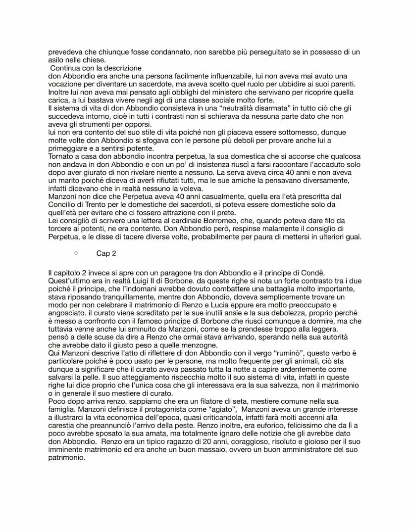 Promessi sposi
O
Cap 1
Il primo capitolo si apre con una descrizione paesaggistica molto dettagliata e quasi
cinematografica (si ha la sensa