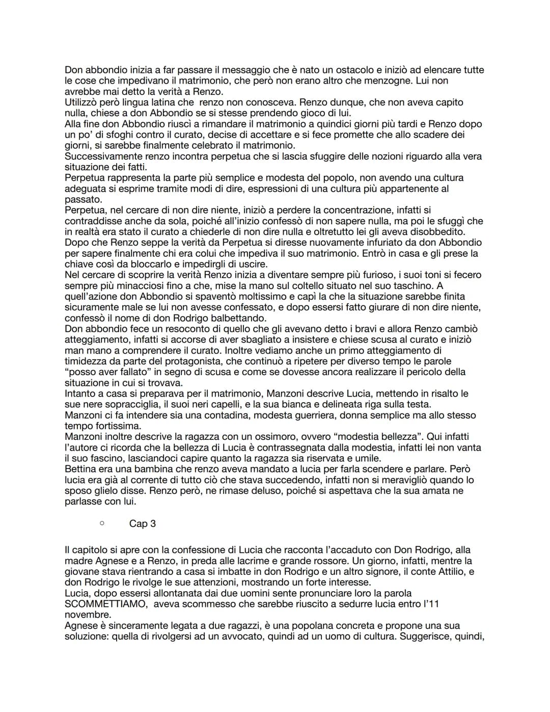 Promessi sposi
O
Cap 1
Il primo capitolo si apre con una descrizione paesaggistica molto dettagliata e quasi
cinematografica (si ha la sensa