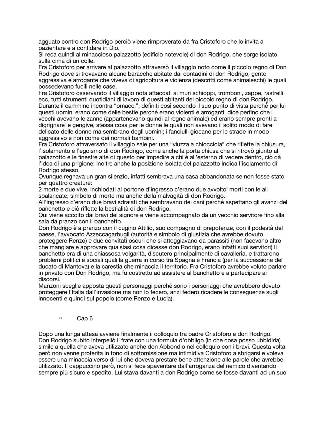 Promessi sposi
O
Cap 1
Il primo capitolo si apre con una descrizione paesaggistica molto dettagliata e quasi
cinematografica (si ha la sensa