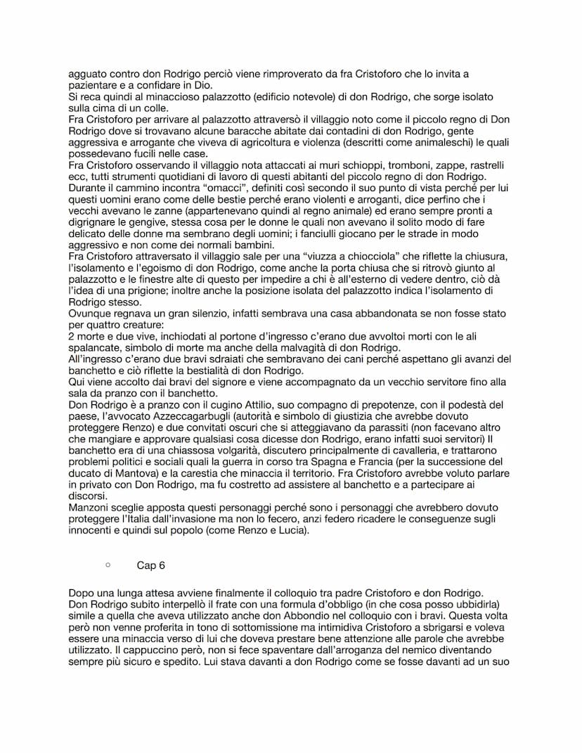 Promessi sposi
O
Cap 1
Il primo capitolo si apre con una descrizione paesaggistica molto dettagliata e quasi
cinematografica (si ha la sensa