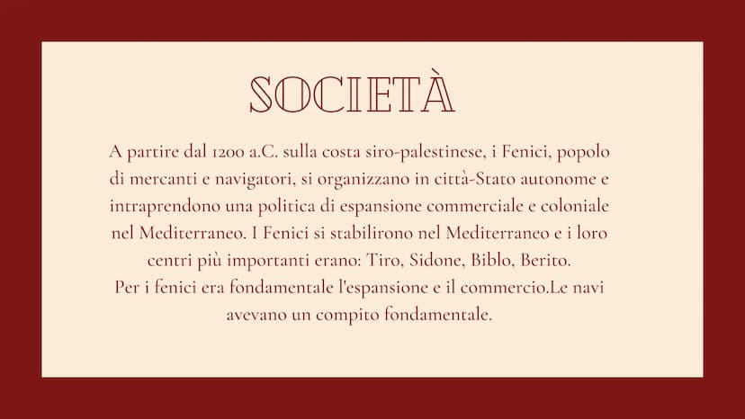 FENICI
TER INTRODUZIONE:
Dopo il collasso dell'età del bronzo il
crollo dei commerci nel
mediterraneo orientale fu assunto
dai Fenici, una p
