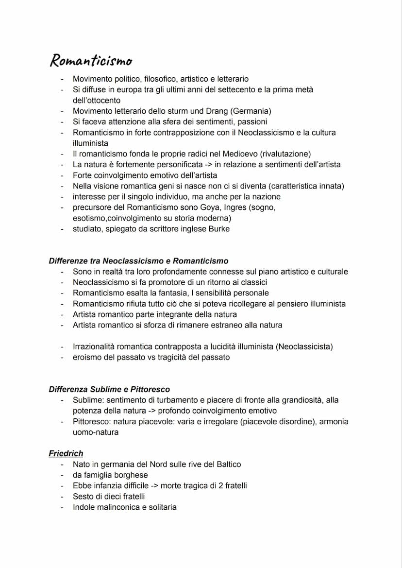 Romanticismo Romanticismo
Movimento politico, filosofico, artistico e letterario
Si diffuse in europa tra gli ultimi anni del settecento e l