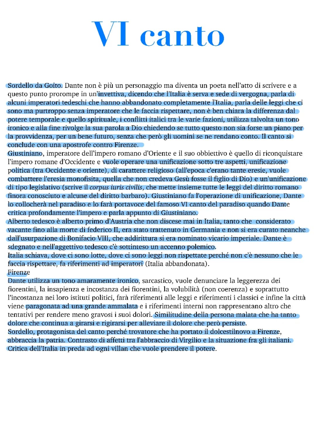 6 canto purgatorio 