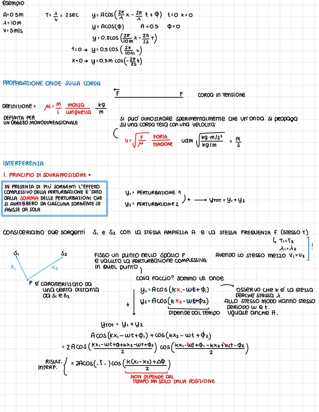 onde meccaniche
É una PERTURBAZIONE (SPOSTamento daua Posizione deu' equilibrio) CHe si PROPaga in un mezzo
PaRriceue
→EQUILIBRIO
→ variazio
