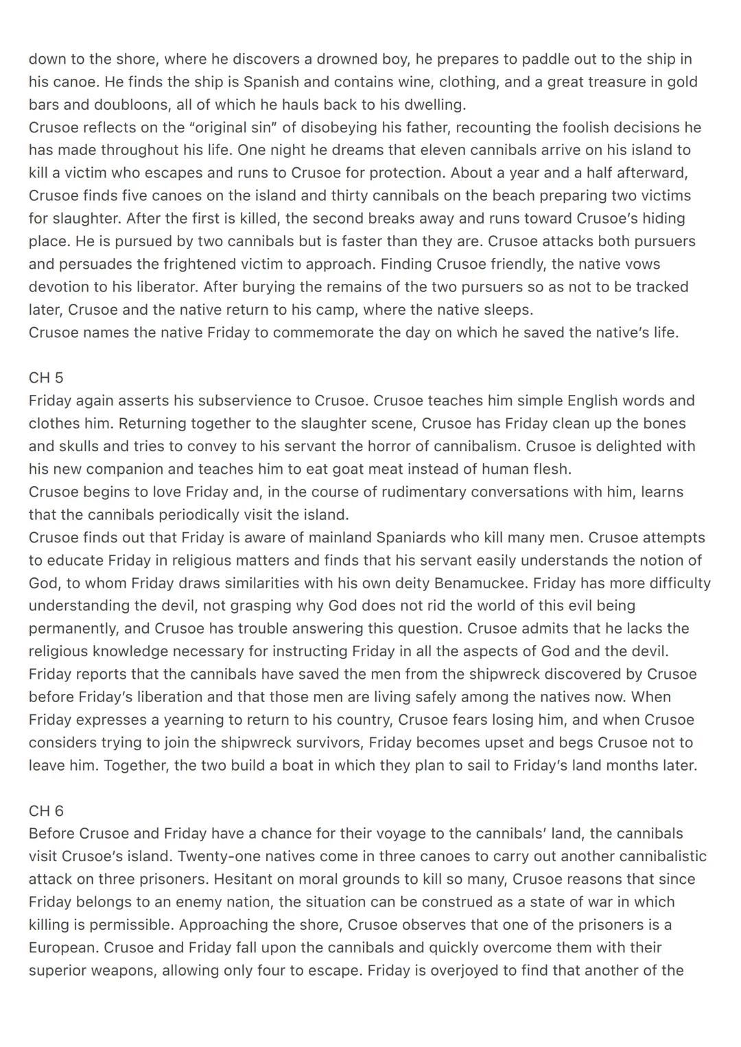 riassunto robinson crusoe (Daniel Defoe)
CH 1
A man named Robinson Crusoe talks about his own life story, beginning with his birth in 1632 i
