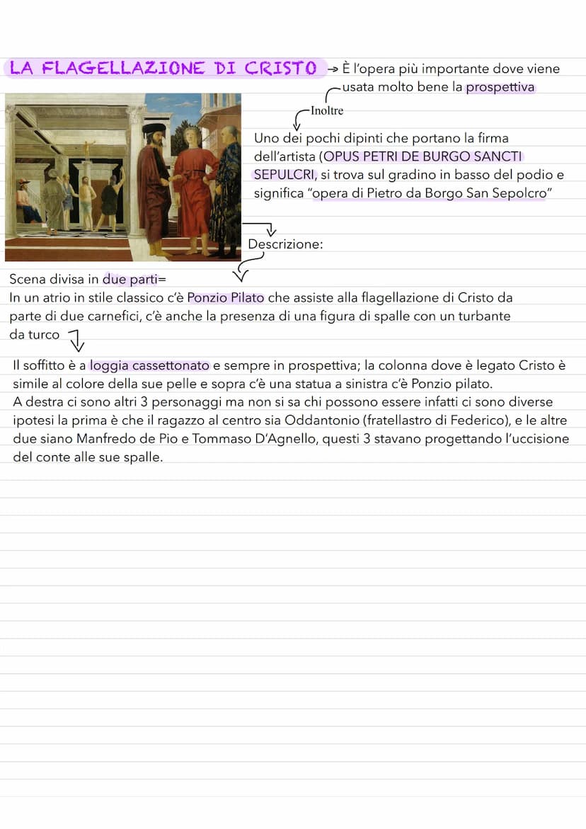Leon Battista Alberti →1404 GENOVA- 1472 ROMA
S
Opposto di Brunelleschi
Scrive alcuni trattati:
•De pictura: Regole relative alla pittura.
D