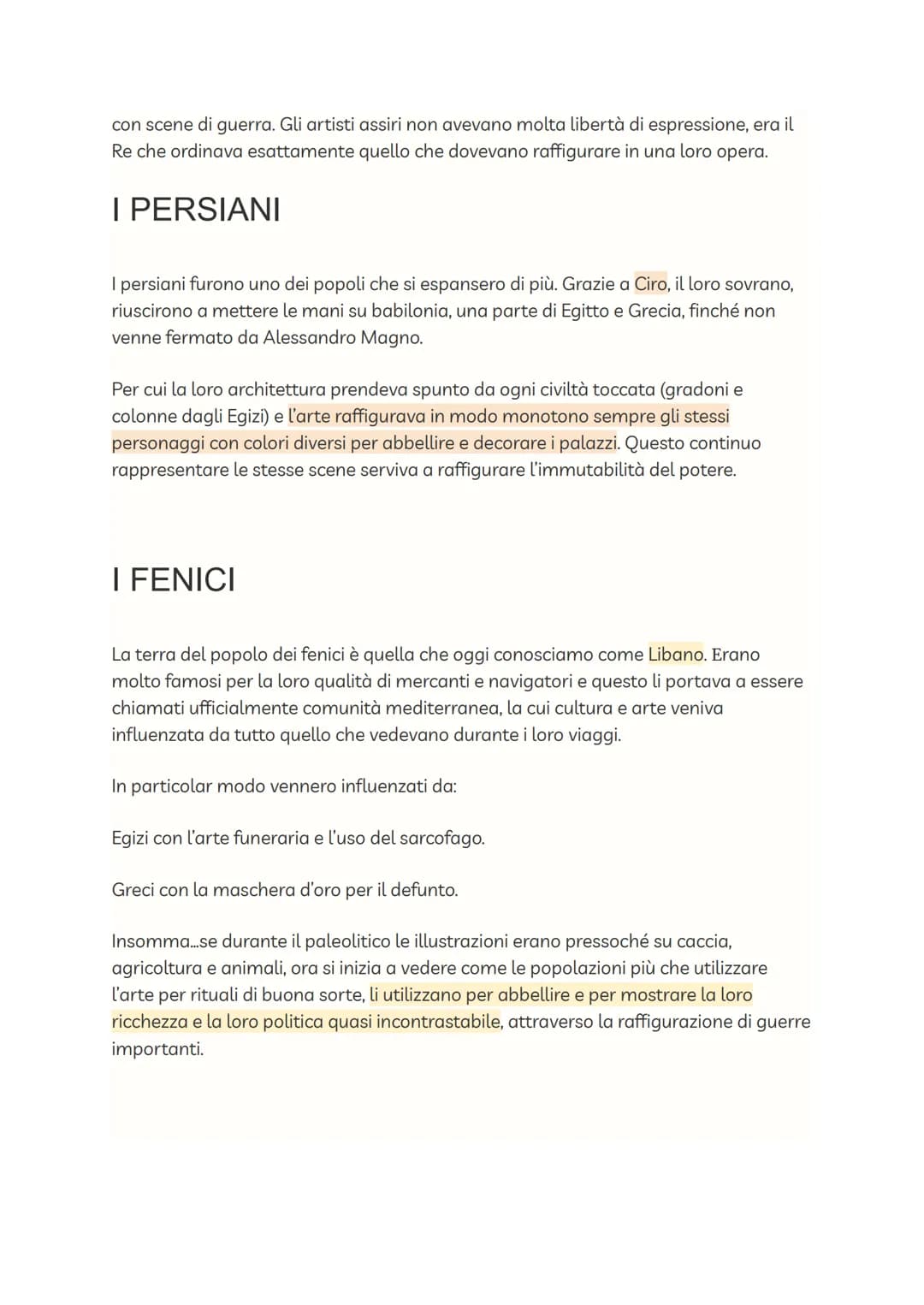 La Mesopotamia
Il nome Mesopotamia significa letteralmente "terra in mezzo ai fiumi" ed è il termine
con cui si indicava la fascia di terra 