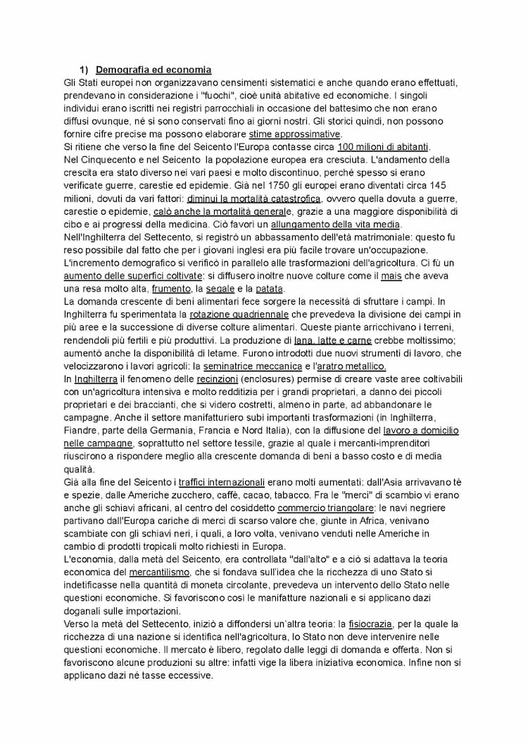 Know Il Settecento, Antico Regime, Guerre di successione e Illuminismo thumbnail
