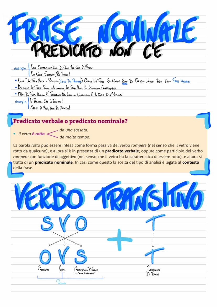 VERBO ESSERE
PREDICATO VERBALE
L. VERBO ESSERE SVOLGE LA FUNZIONE DI PREDICATO VERBONE:
•
• QUANDO É USATO COME VERO AUNONONO E ASSUME SIGNI
