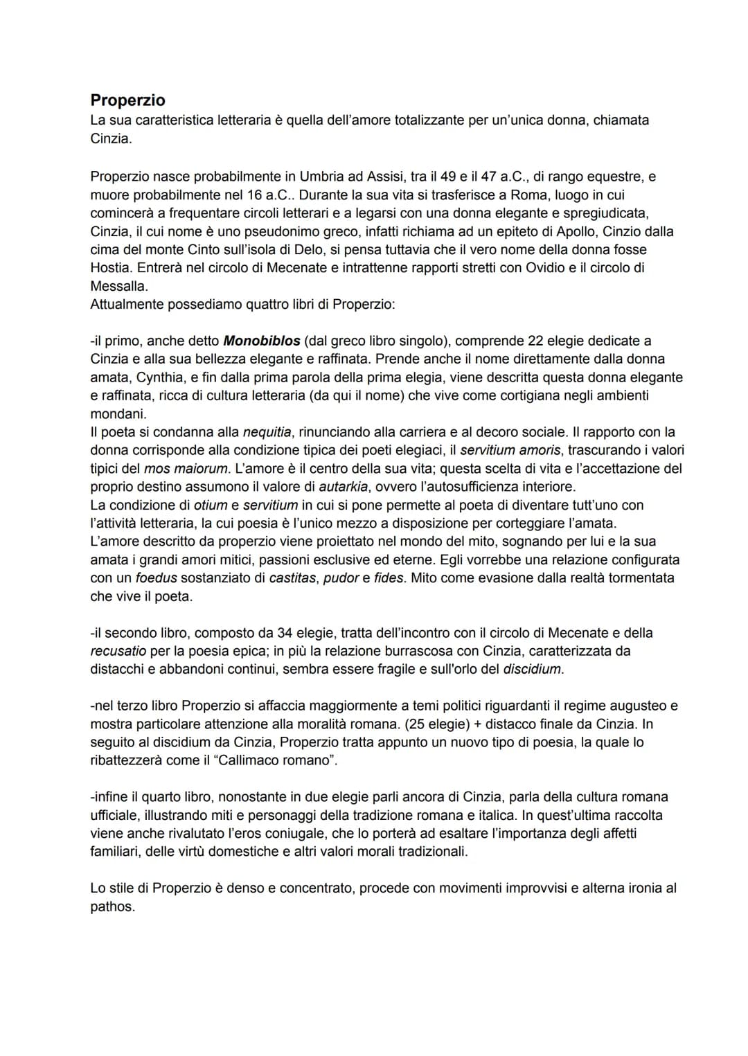 L'elegia
Caratteristiche generali
-L'elegia prende il nome dai distici elegiaci (formati da un esametro e un pentametro) con cui
venivano sc