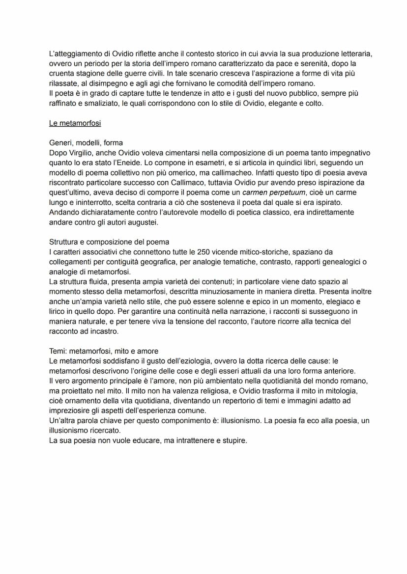 L'elegia
Caratteristiche generali
-L'elegia prende il nome dai distici elegiaci (formati da un esametro e un pentametro) con cui
venivano sc