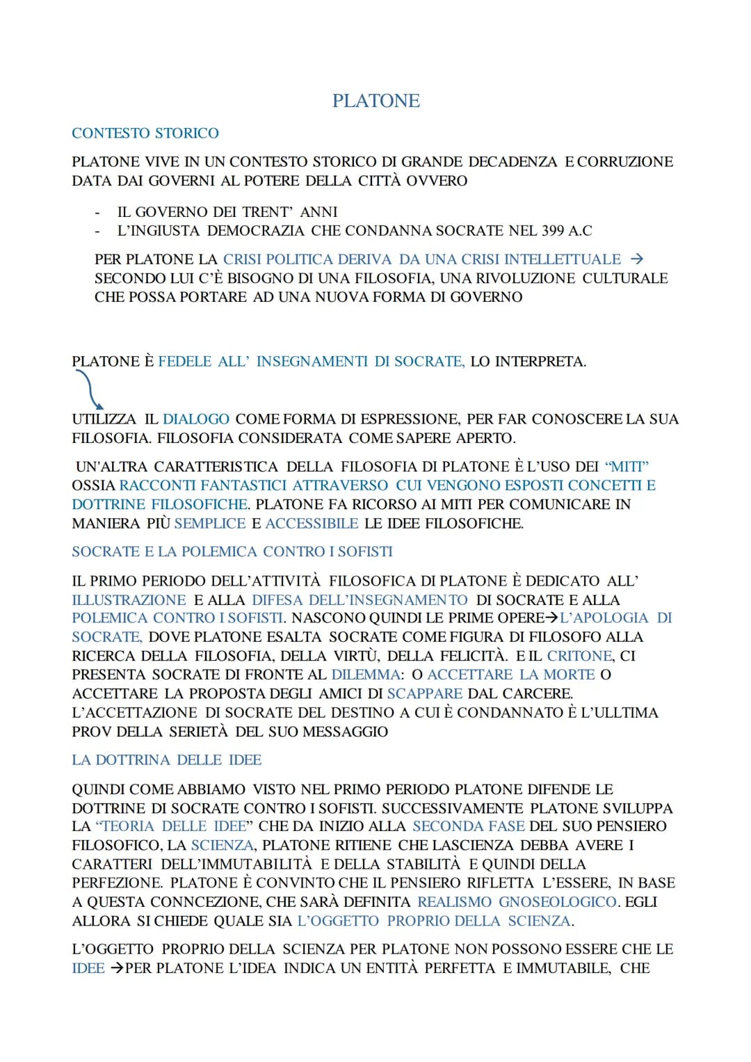 SOCRATE
NACQUE NEL 470 A.C. AD ATENE, DA UNA MADRE OSTETRICA E PADRE SCULTORE.
NON LASCIO' NULLA DI SCRITTO, poiché BASO' LA SUA FILOSOFIA S