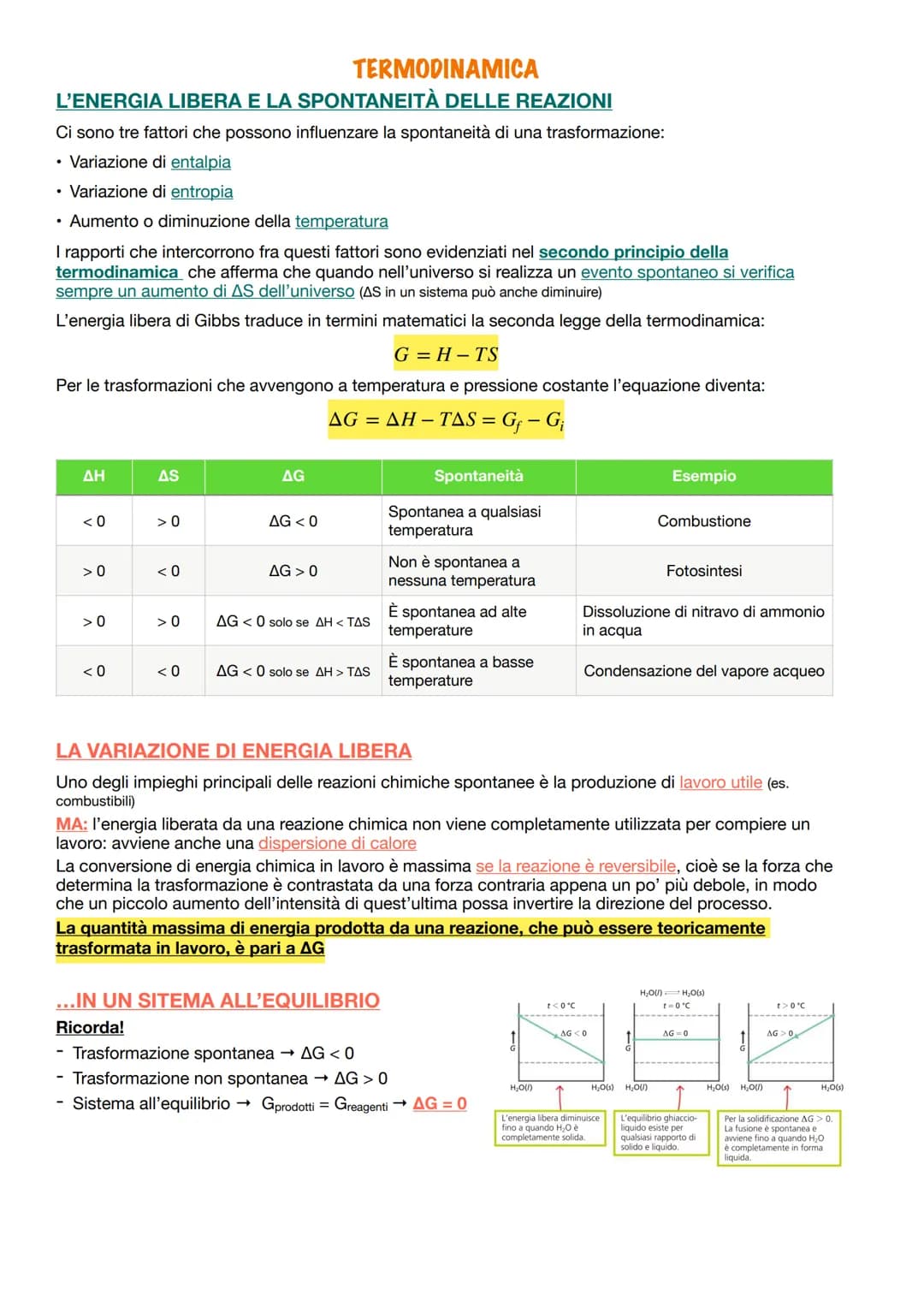 TERMODINAMICA
Tutte le trasformazioni fisiche e chimiche comportano spesso delle variazioni di
energia, in particolare dell'energia interna 