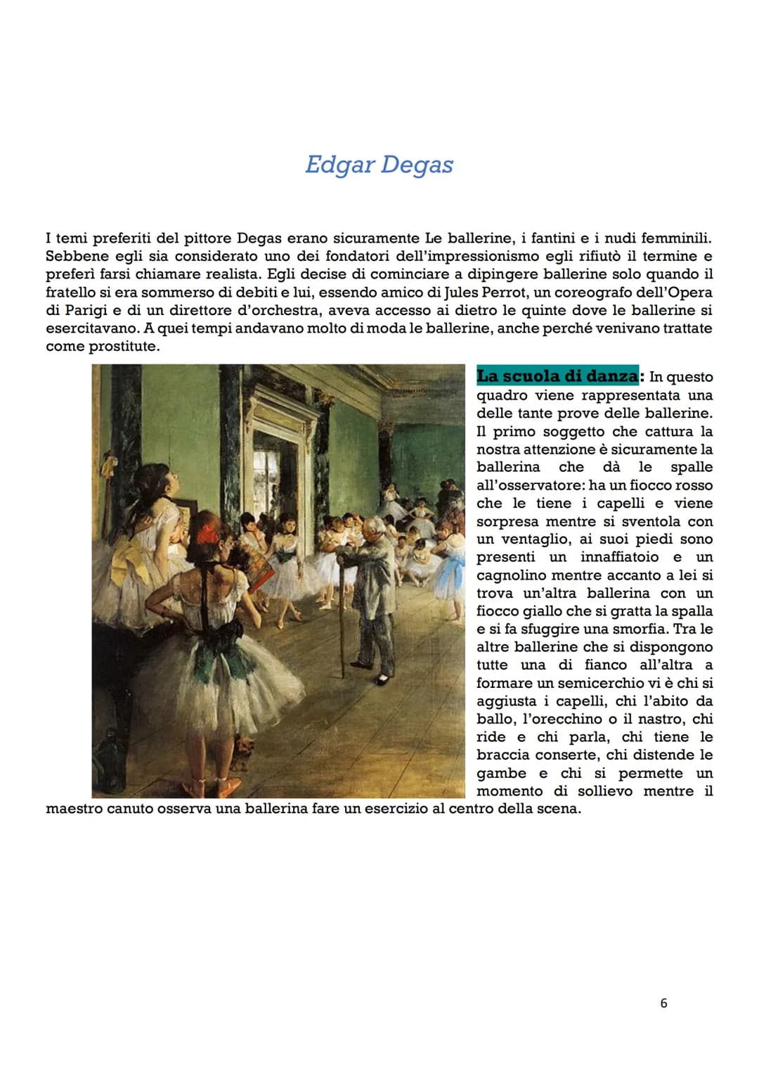 L'impressionismo
Grazie allo sviluppo tecnologico che ha portato la rivoluzione industriale, anche il mondo
dell'arte progredisce con una nu