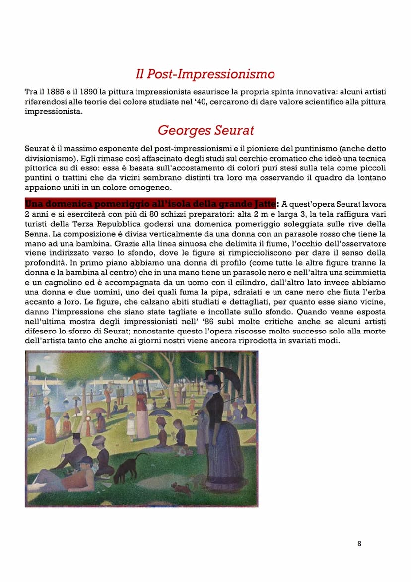 L'impressionismo
Grazie allo sviluppo tecnologico che ha portato la rivoluzione industriale, anche il mondo
dell'arte progredisce con una nu