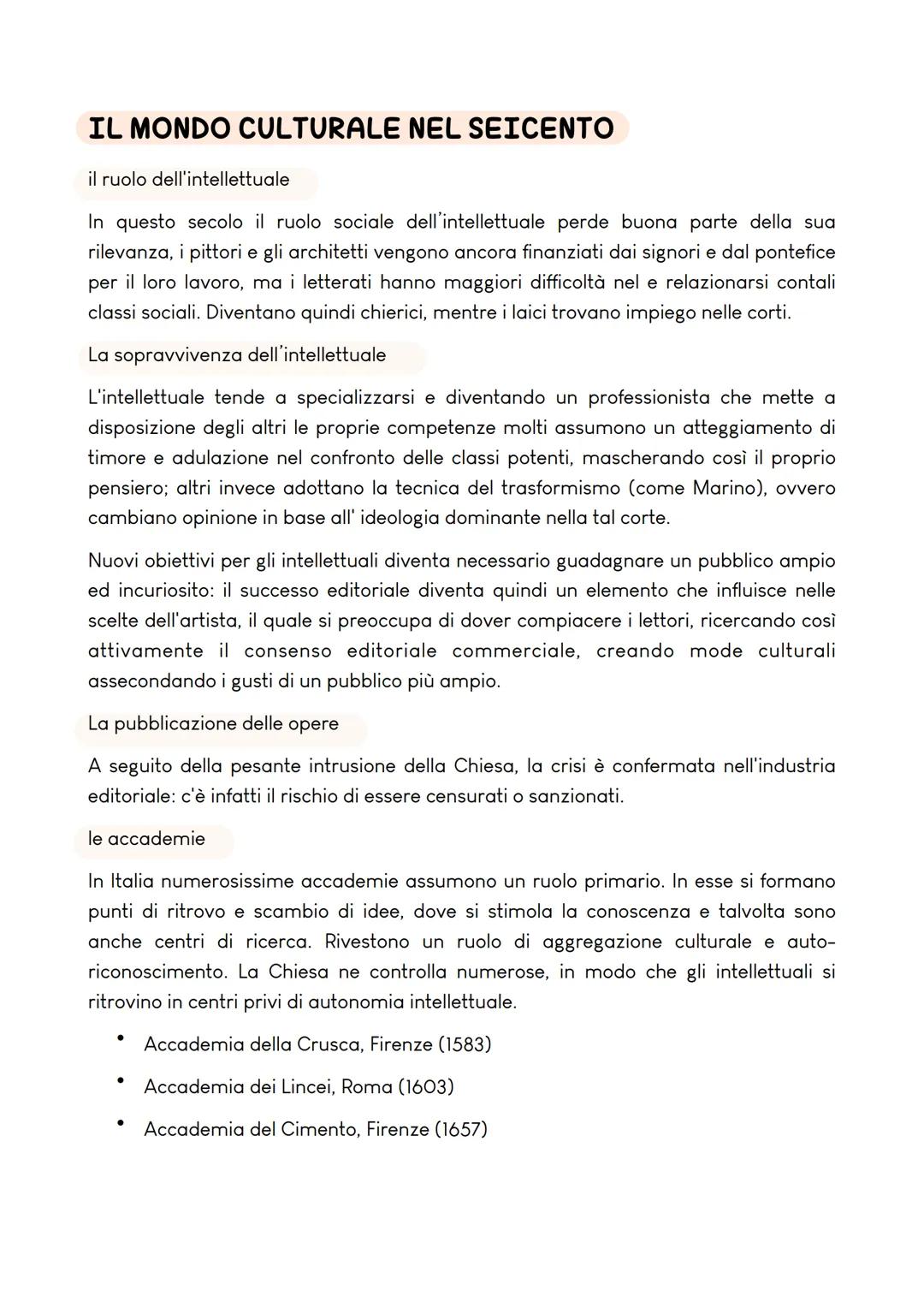 L'ETÀ DEL BAROCCO
LA NASCITA DELLA SCIENZA MODERNA
Sviluppo di un nuovo metodo scientifico
Nel XVII secolo nasce la scienza moderna, con una
