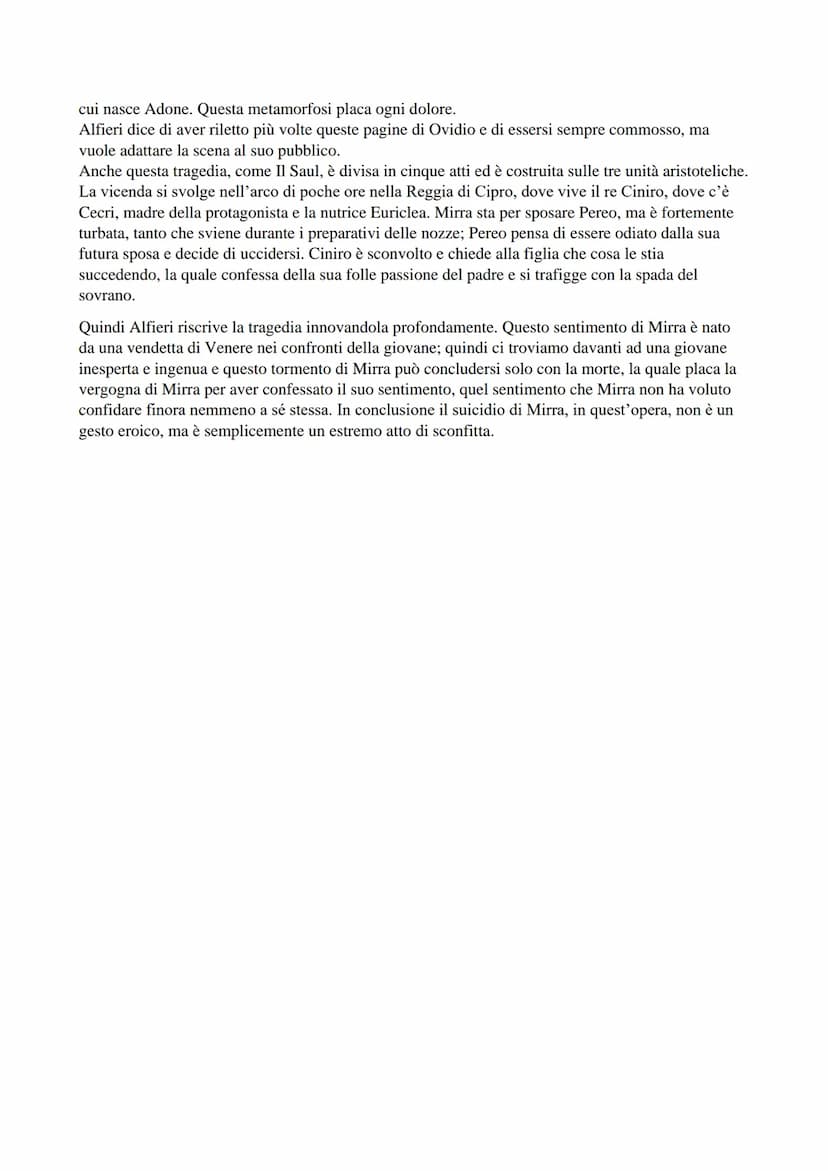 VITTORIO ALFIERI
VITA
Alfieri è sia uomo solitario sia uomo mondano; egli vive tra il pensiero di fine Settecento e la nuova
sensibilità di 