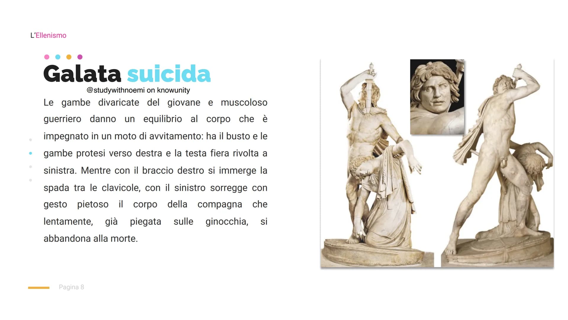 Pagina 1
L'Ellenismo
@studywithnoemi on knowunity L'Ellenismo
Cosa si intende per
Ellenismo?
L'integrazione di diverse culture
@studywithnoe