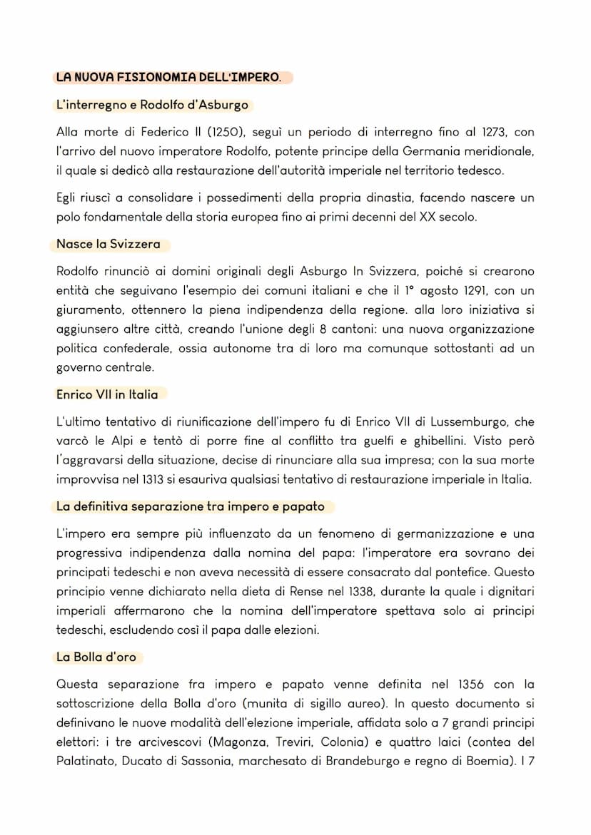 LO SCONTRO FRA I COMUNI ITALIANI E L'IMPERO
Due mondi in collisione
I comuni erano diventati piccoli Stati indipendenti ribelli a quello che