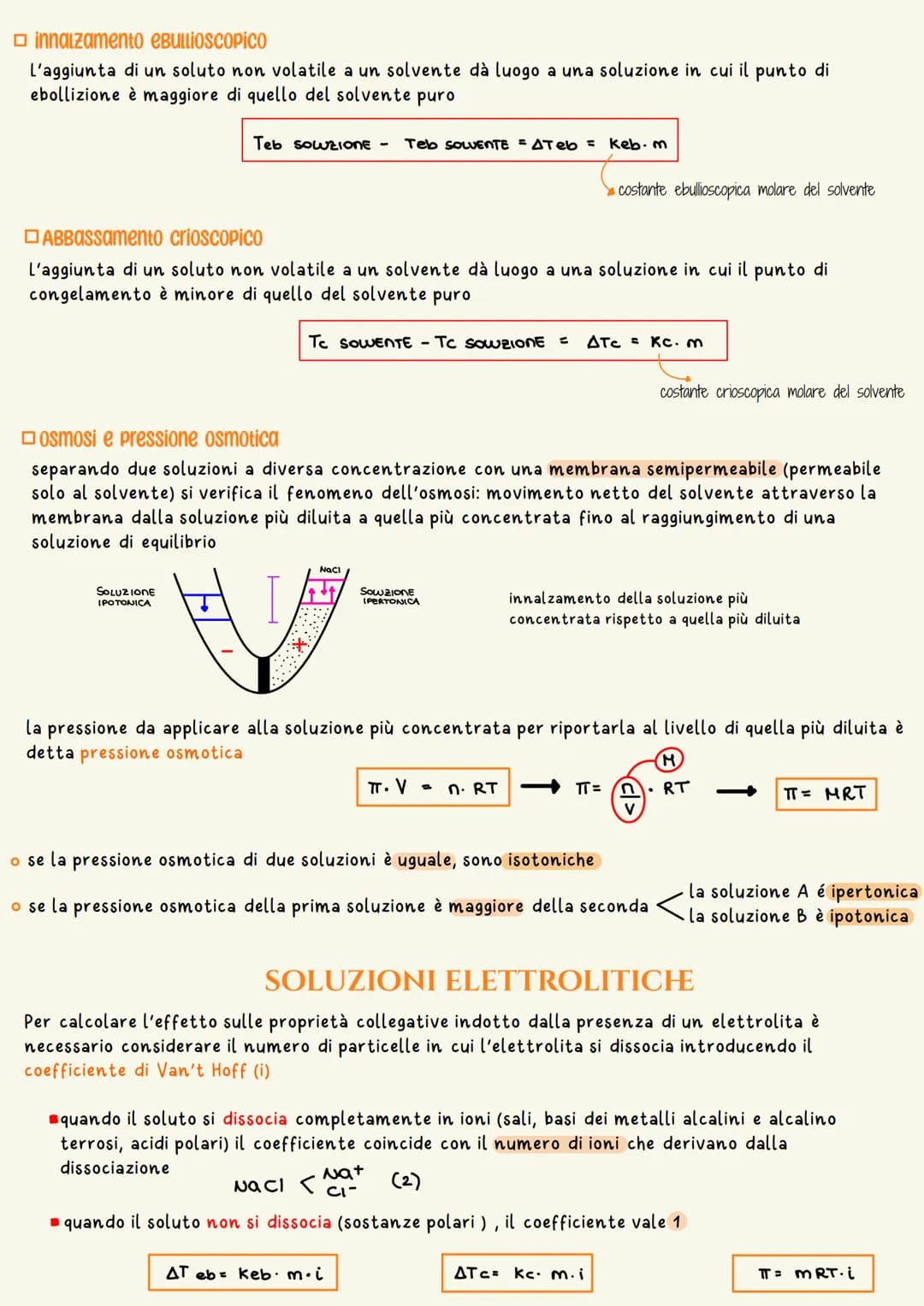 •gassose: non si fa
distinzione tra soluto e
solvente
aria
liquide: il solvente è
liquido, il soluto solido/
liquido/gassoso
Una soluzione è