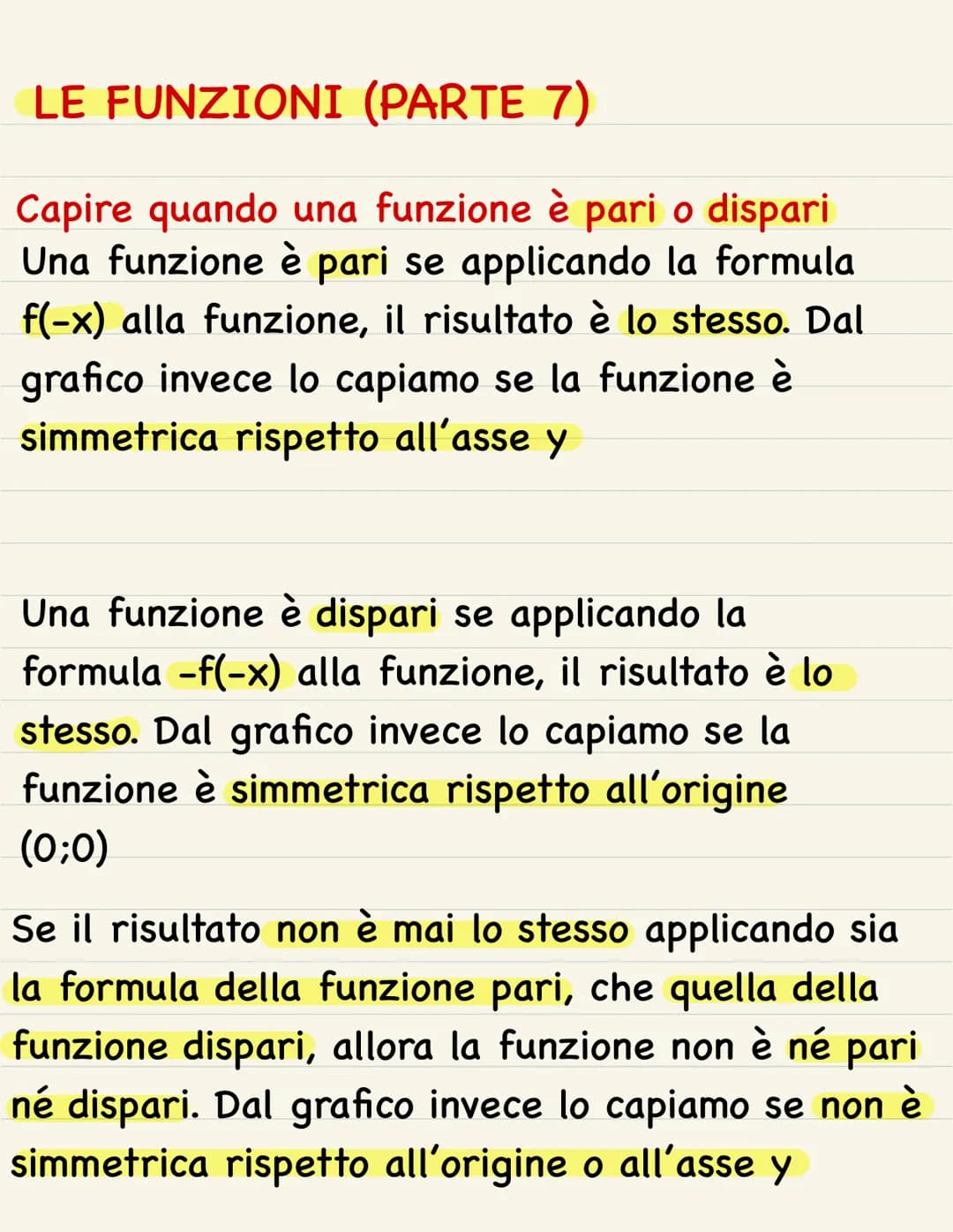 MATEMATICA: TEORIA LE FUNZIONI
Dati 2 insiemi A e B, chiamiamo "funzioni" (f), la
relazione che associa ogni elemento di A uno e
un solo ele