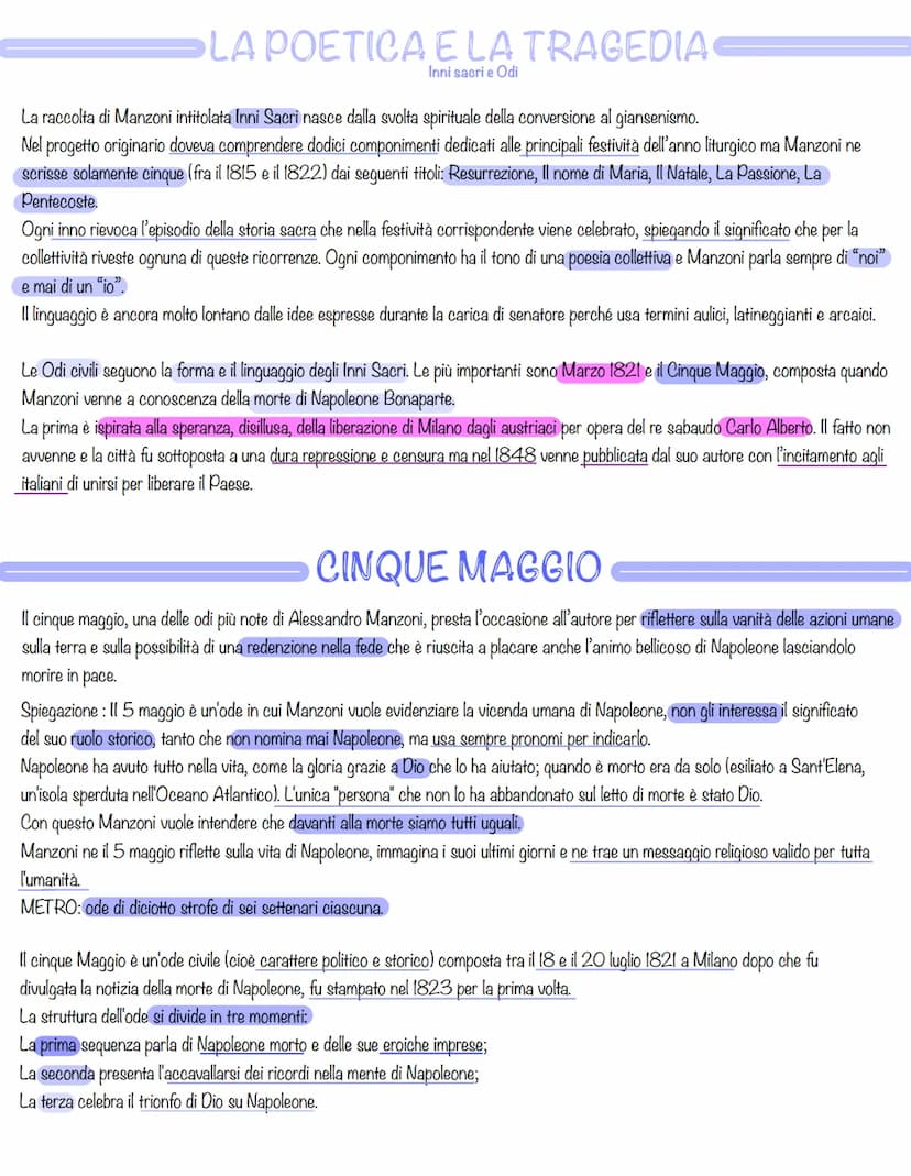 ALESSANDRO MANZONI
Alessandro Manzoni nasce a Milano nel 1785 da Giulia Beccaria, figlia dell'illuminista Cesare Beccaria.
Frequenta un coll