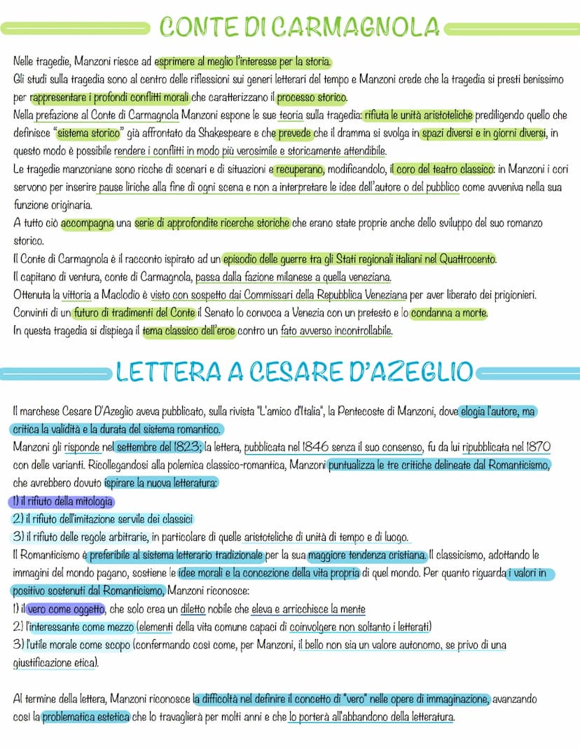 ALESSANDRO MANZONI
Alessandro Manzoni nasce a Milano nel 1785 da Giulia Beccaria, figlia dell'illuminista Cesare Beccaria.
Frequenta un coll