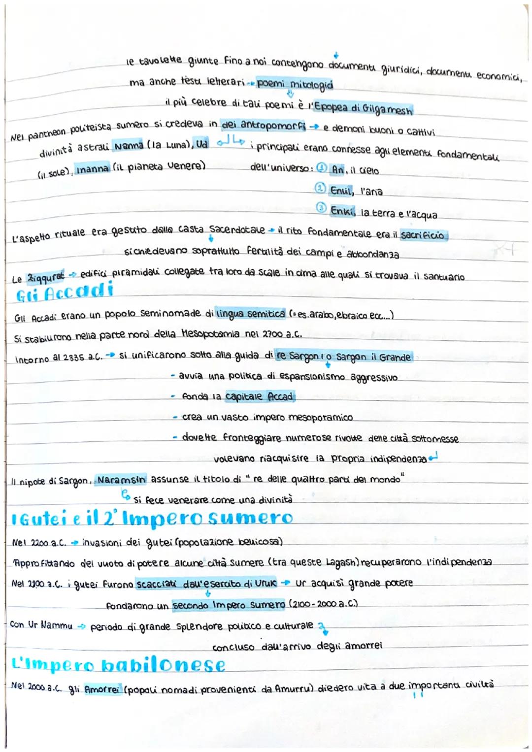 le civiltà
dei grandi fiumi
Sumeri
Intorno al 3200 a.C, in un'area della Hesopotamia del sud chiamata Sumer, si stabilirono i sumeri
Le
Fond